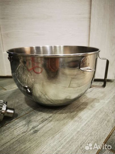 Набор чаша(дежа) для Kitchen aid 5,5л + венчик