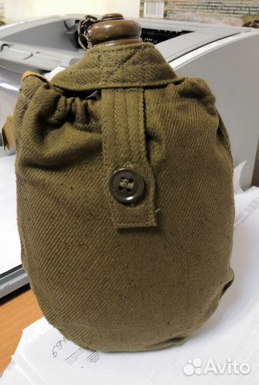 Фляжка армейская с чехлом