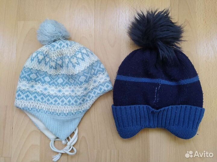Зимние шапки 2-3 и 3-4 года
