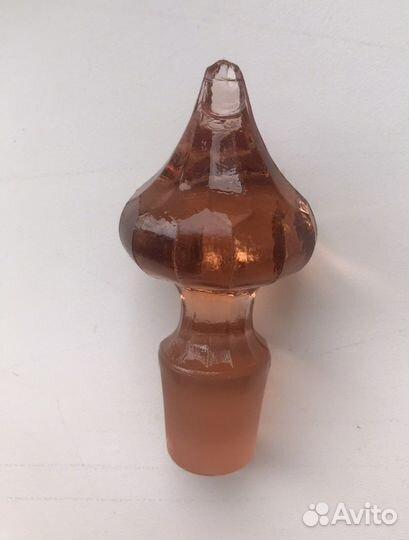 Графин/ штоф розовое стекло СССР