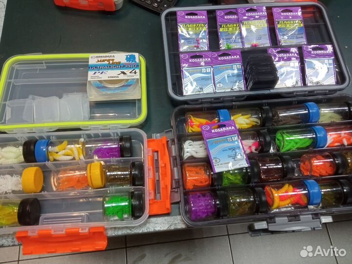 Набор приманок для ловли речной форели