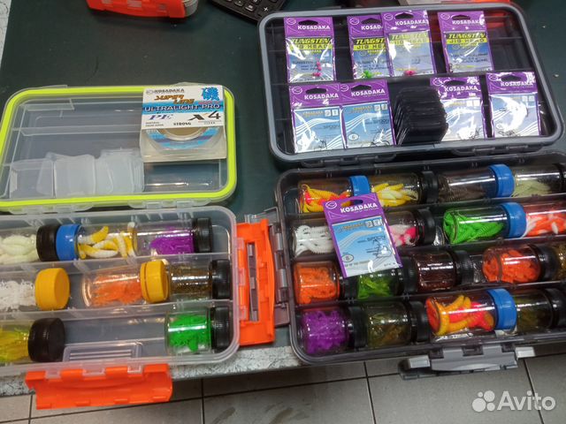 Набор приманок для ловли речной форели