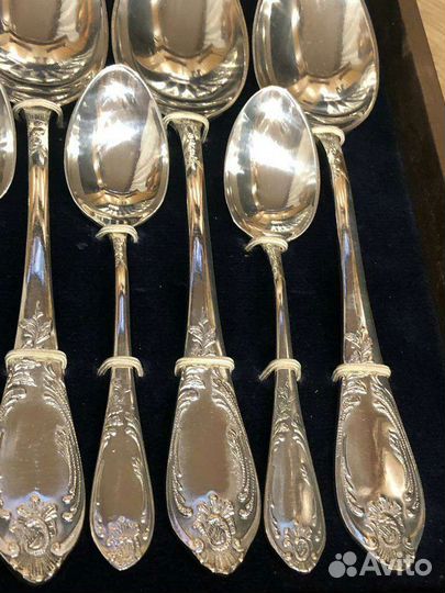 Набор столовых приборов мельхиор