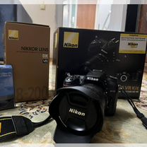 Зеркальный фотоаппарат nikon d7100+объектив 18-200