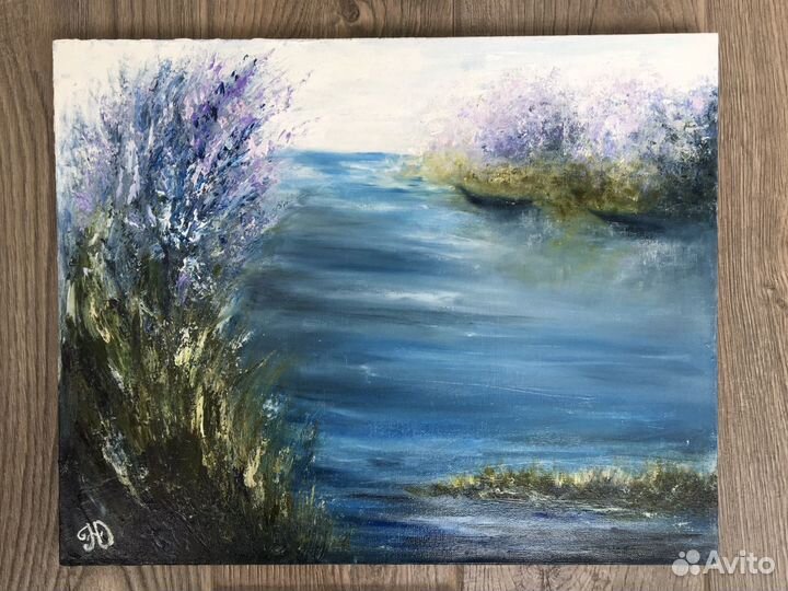 Картина «Берег», масло