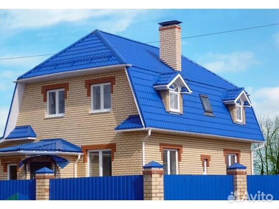 Металлочерепица RAL 5002 ультрамарин