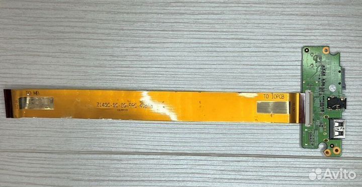 Плата USB с разъёмами Prestigio smartbook 141C