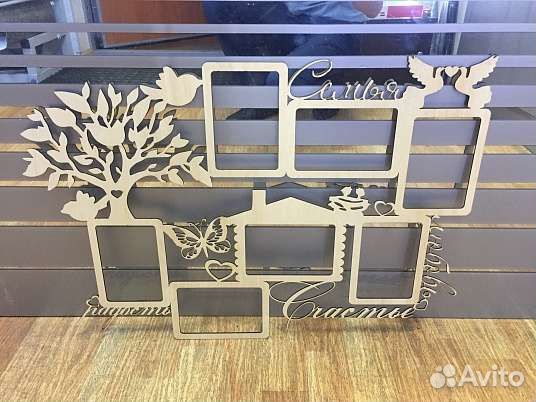 Лазерная резка фанеры и гравировка