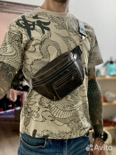 Мужская кожаная сумка