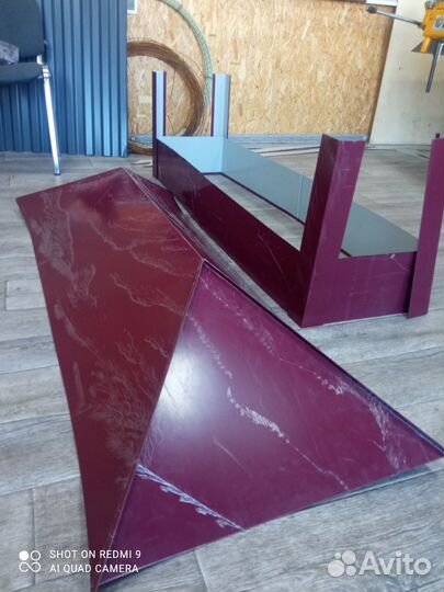 Гибка металла, листогиб, отливы