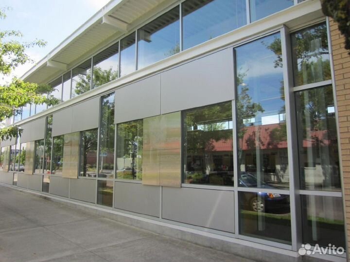 Алюминиевые окна под ключ