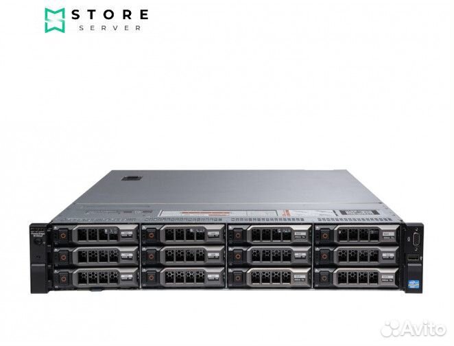 Dell PowerEdge R720xd 12xLFF + 2xSFF/E5-2667 v2 x2