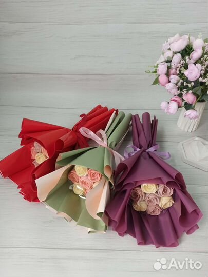 Шоколадные розы. Шоколад ручной работы