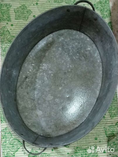 Таз оцинкованный корыто тазик ёмкость СССР