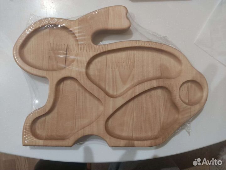 Деревянная менажница - детская посуда из дерева