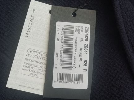 Giorgio Armani оригинал Новый Шерстяной пиджак