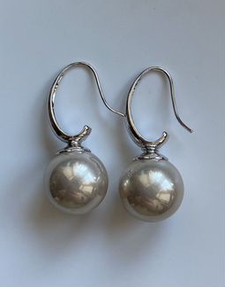 Серьги жемчуг майорика