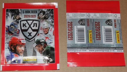 Наклейки по коллекции Panini кхл 2020-2021
