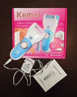 Электрическая роликовая пилка для ног Kemei