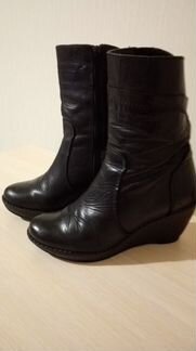 Сапоги кожаные 35,5 - 36