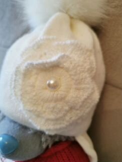 Комплект шапка, шарф зимний р46