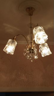Люстра хрустальная. Ретро. Винтаж