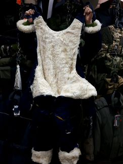 Костюм из натурального меха, овчиный