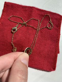 Кулон Swarovski, позолота