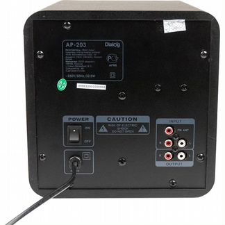 Колонки для компьютера dialog AP-203 черный USB+SD reader