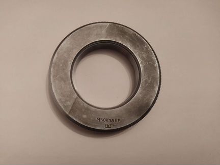 Калибр-Кольцо Резьбовое: М 60х1,5 (пр). СССР