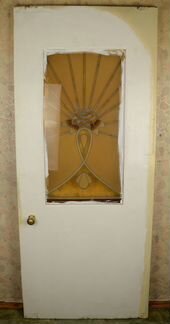 Дверь межкомнатная с витражом