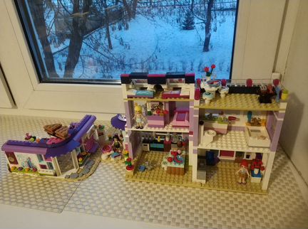 Лего Френдс дом Оливии + Лего Арт кафе