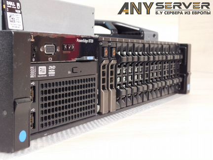 Сервер Dell R720 2x E5-2650v2 48Gb H710 16x2.5