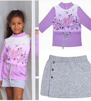 Джемпер-туника для девочки