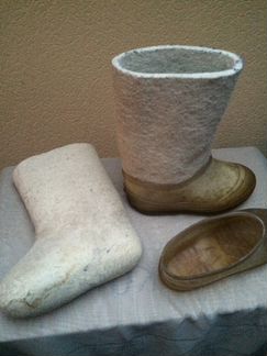 Валенки с галошами