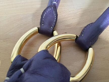 Кожаная сумка-шоппер Miu Miu