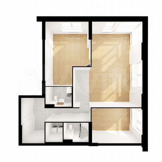 3-к апартаменты, 95.1 м², 19/28 эт.