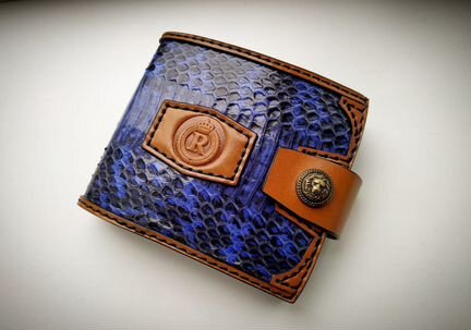 Портмоне мужское - натуральная кожа, ручная работа