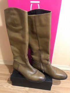 Сапоги женские кожаные