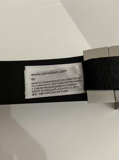 Calvin klein ремень кожанный, женский