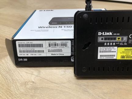 Wi-fi роутер D-Link N150 DIR-300, Ver.B6