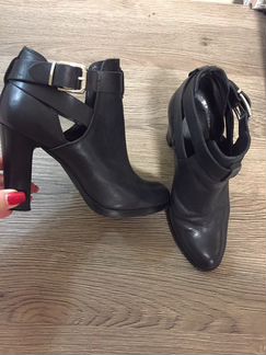 Ботильоны кожа
