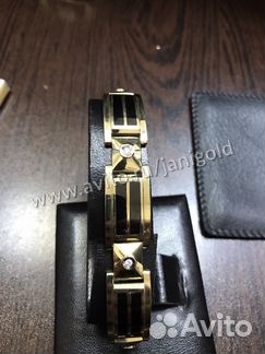 Золотой браслет с бриллиантами