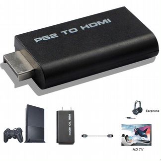 PS2 to hdmi конвертер адаптер с 3.5 мм