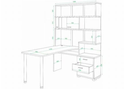 Компьютерный стол угловой ср