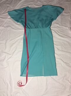 Летнее платье мятного цвета