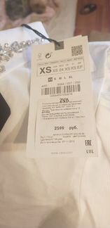 Блузка укороченная zara xs новая