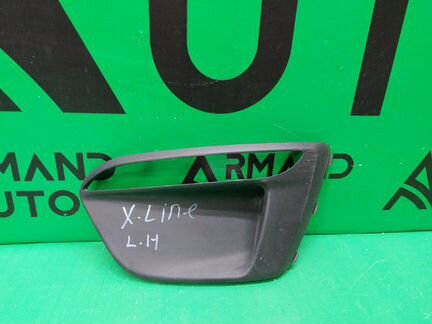 Накладка птф левая Kia Rio 4 X-line 2017