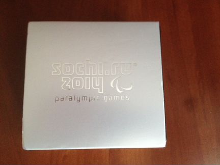 Футляр для монеты Сочи-2014 Параолимпийские игры