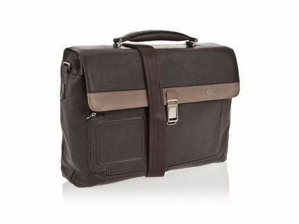 Портфель Piquadro CA1045VI, коричневый с серым